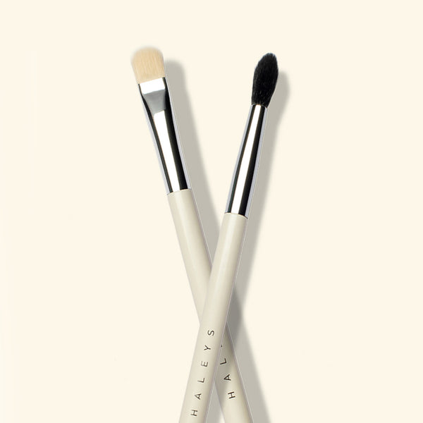  HALEYS Lid Eyeshadow Brush, Medium Flat Tapered Brush