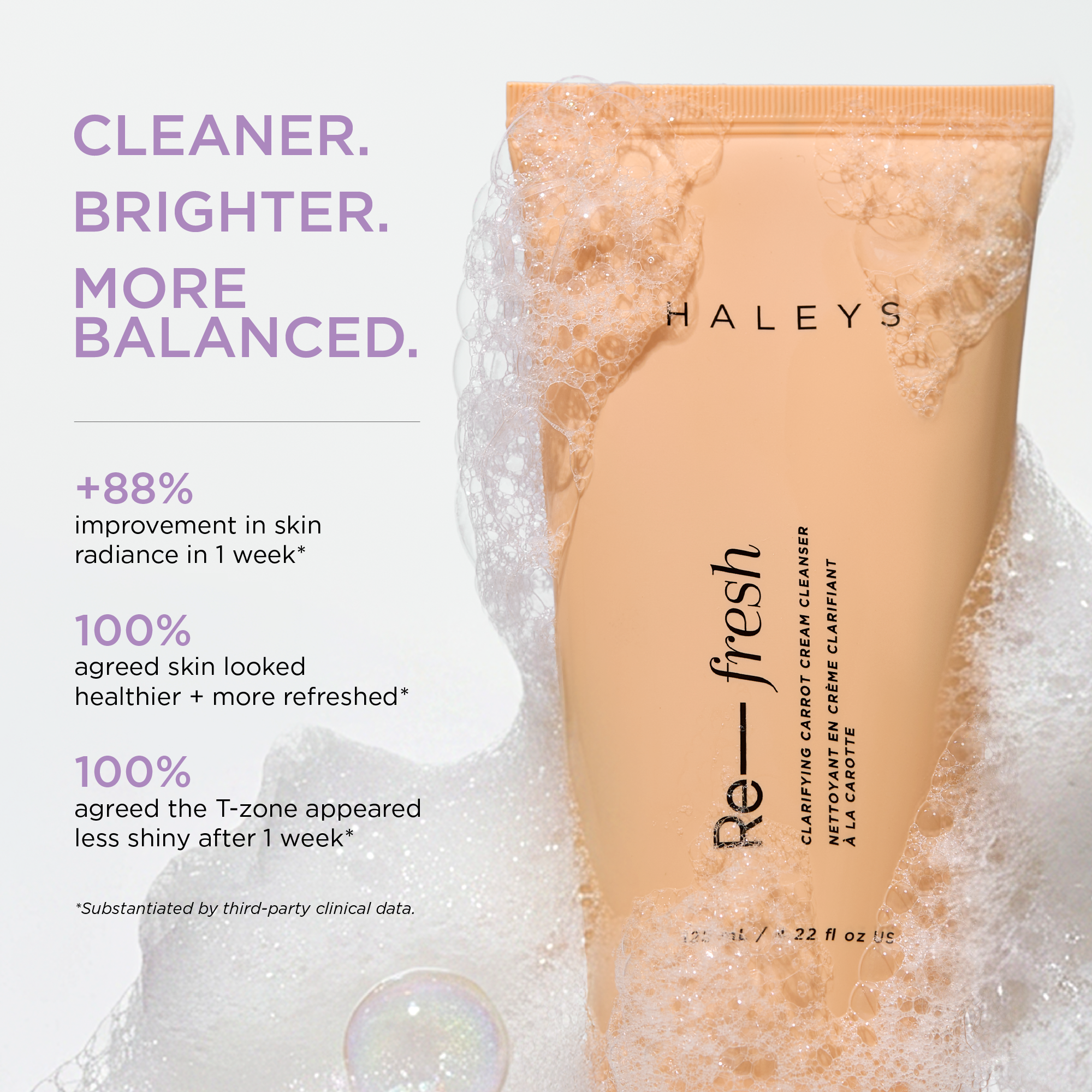 Re–fresh Clarifying Carrot Cream Cleanser