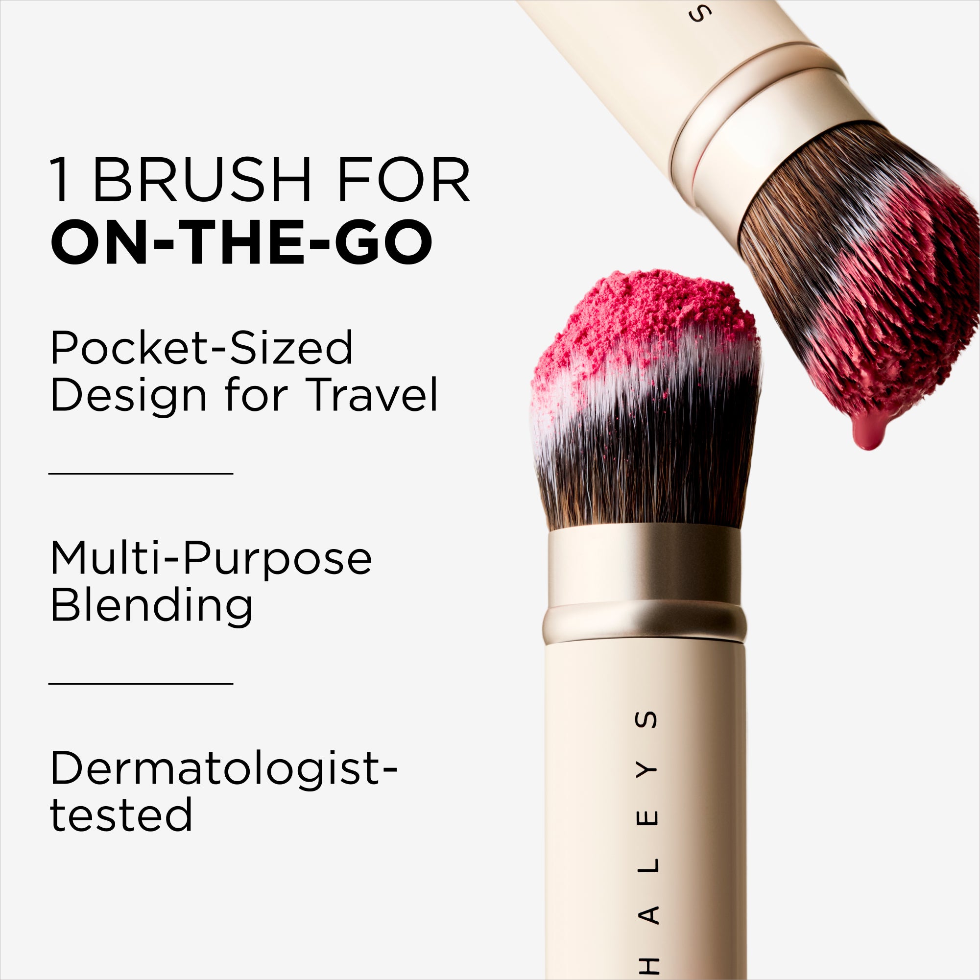 Re-tractable Face Brush