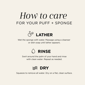 Re-blend Dual Textured Powder Puff Duo