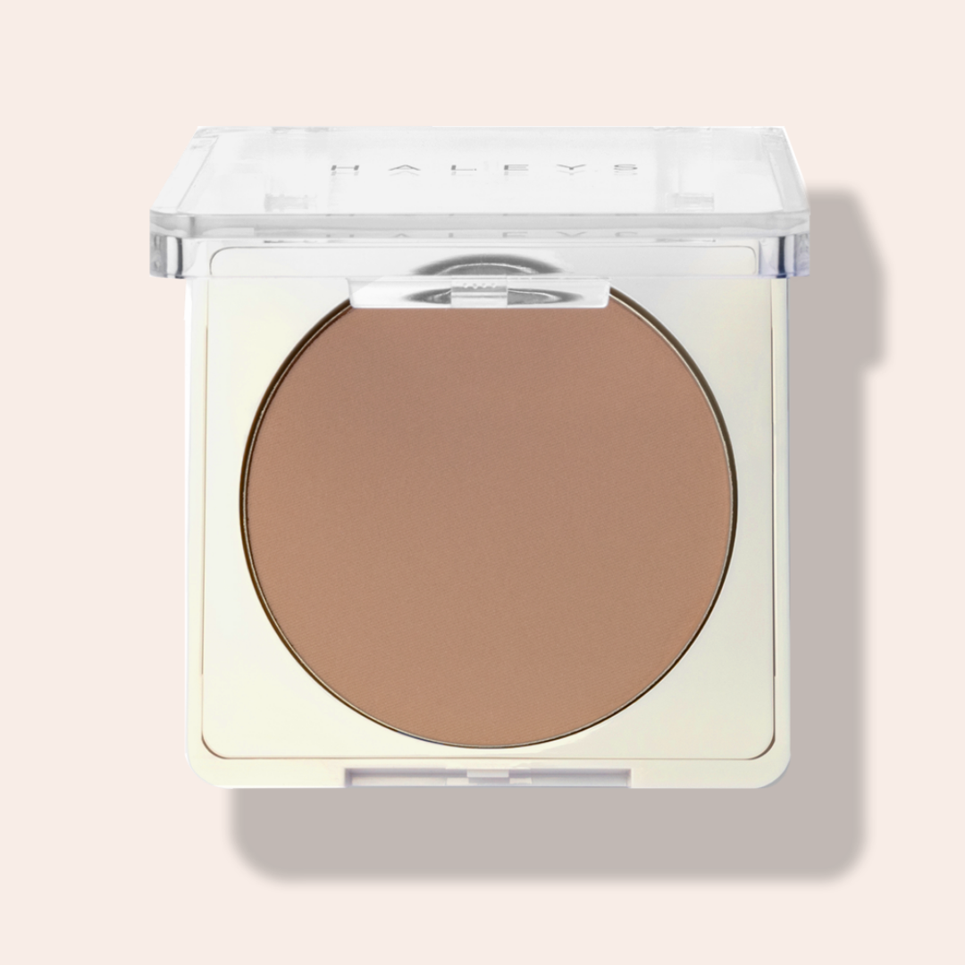 HALEYS Re-sculpt Smoothing Contour Powder (Light) – Lightweight, blendable, and skin-softening with Shea Butter for a seamless, sculpted look.