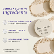 Re—touch Soft Focus Talc Free Setting Powder