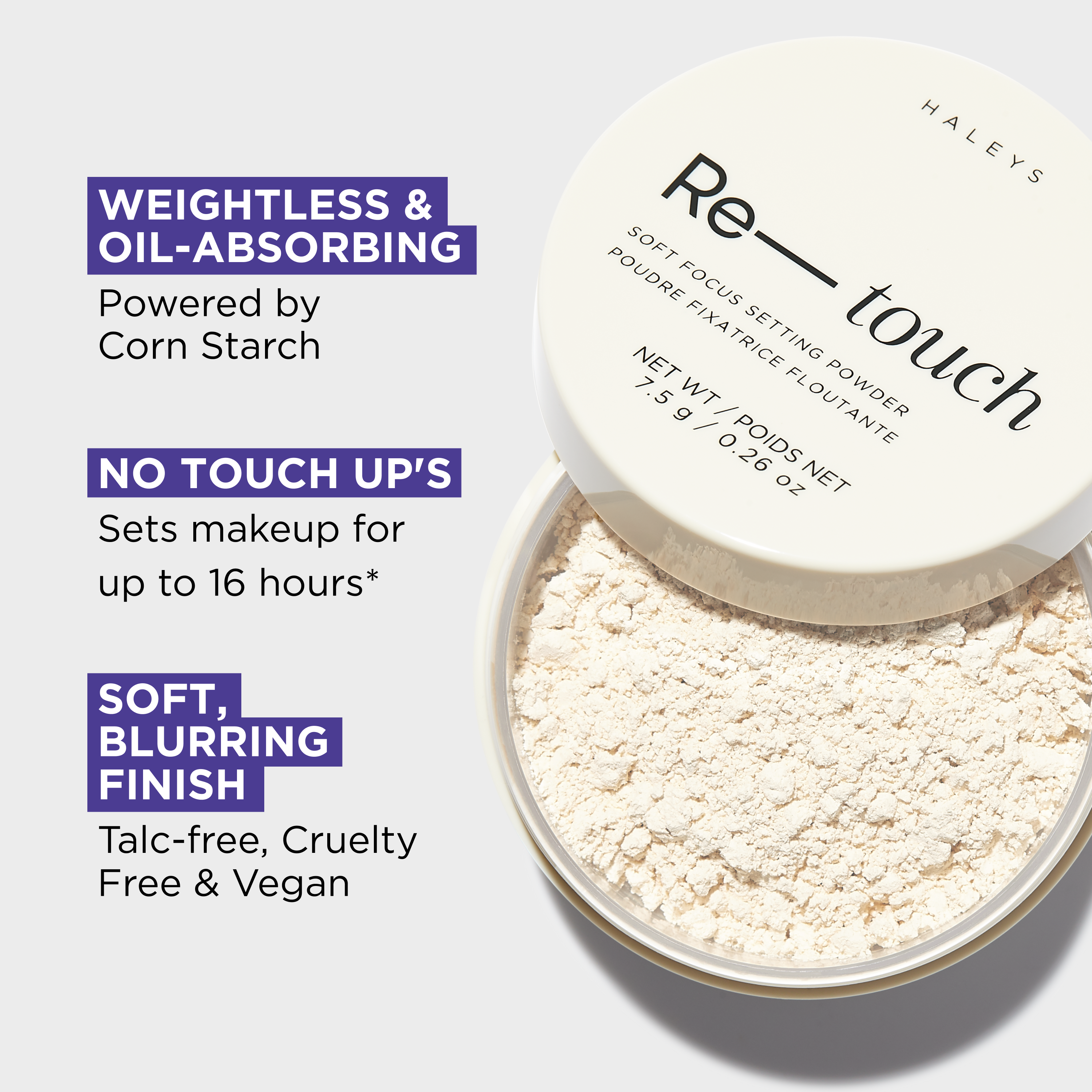 Re-touch Soft Focus Talc Free Setting Powder
