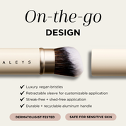 Re-tractable Face Brush