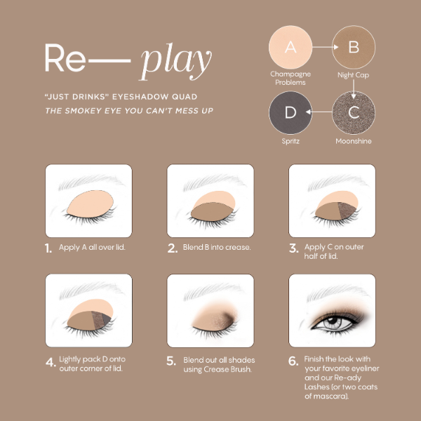 Re—play "Just Drinks" Eyeshadow Quad