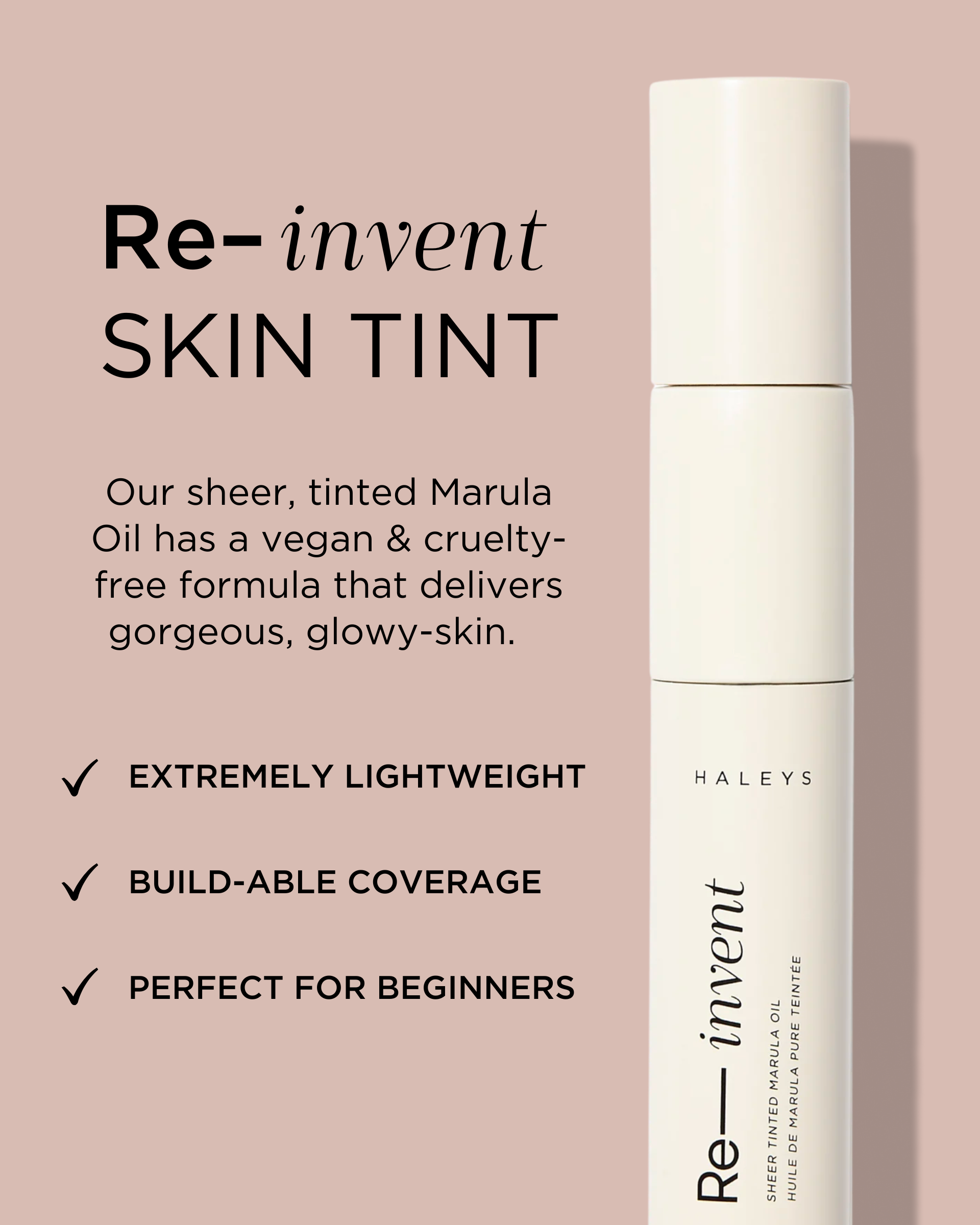 Re-invent Sheer Tinted Marula Oil